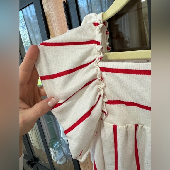 Zara Kids Dress with Red and White Stripes - Picture 5 of 6